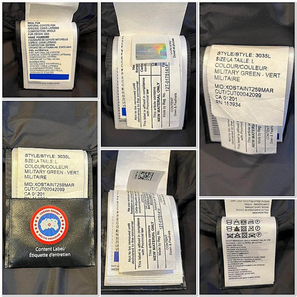 Canada Goose Mystique Parka with Fur Trim Hood in Military Green – Like New - Picture 11 of 16